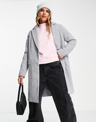 Manteau doublé élégant avec boutons sur le devant - New Look - Modalova