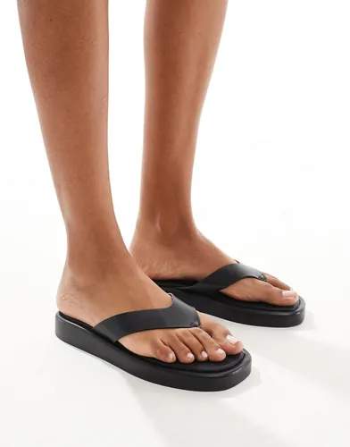Sandales plates à entredoigt - New Look - Modalova