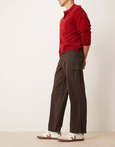 Pantalon cargo décontracté - foncé - New Look - Modalova