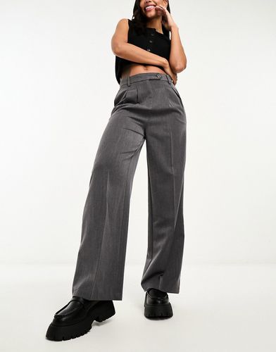 New Look - Pantalon large - Gris - New Look - Modalova