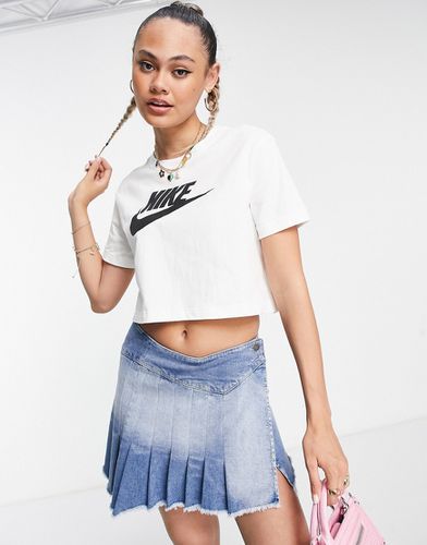 T-shirt crop top à logo virgule - Nike - Modalova