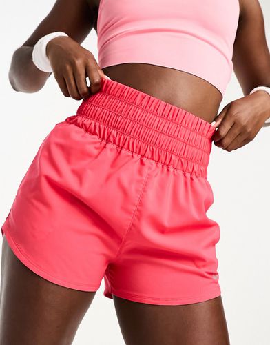 One - Short 3 pouces en tissu Dri-FIT à taille haute - Rose - Nike Training - Modalova
