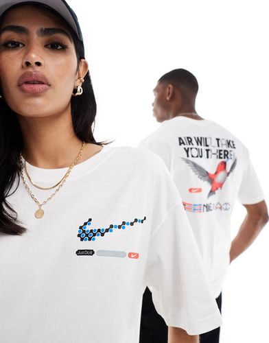 Air - T-shirt avec motif oiseau au dos - Blanc - Nike - Modalova