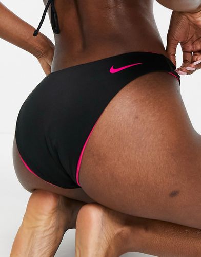 Nike - Bas de bikini réversible à effet color block - et rose - Nike Swimming - Modalova