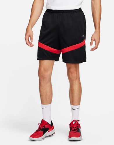 Icon - Short 8 pouces à logo Swoosh - et rouge - Nike Basketball - Modalova