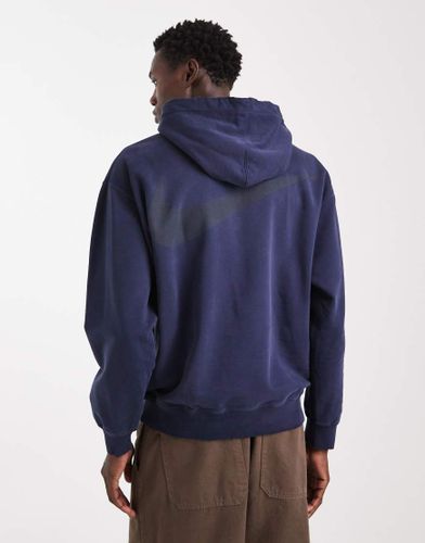 Club - Sweat  capuche en tissu-ponge - Bleu marine - Nike - Modalova