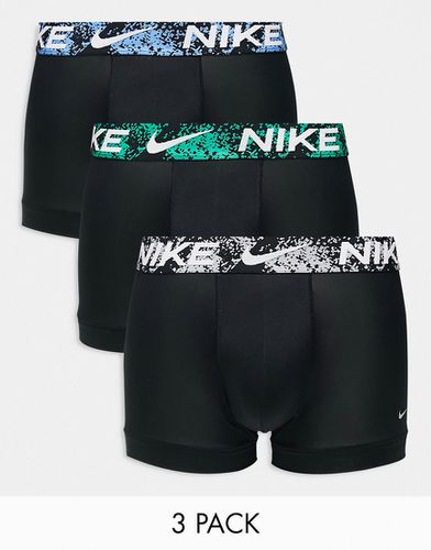 Dri-Fit Essential - Lot de 3 boxers en microfibre avec taille effet tie-dye - Nike - Modalova