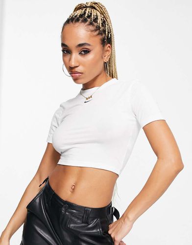 Essential - T-shirt crop top à logo virgule - Nike - Modalova