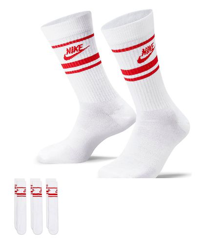 Everyday Essential - Lot de 3 paires de chaussettes - et rouge - Nike - Modalova
