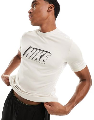 Academy - T-shirt en tissu Dri-FIT à imprimé - Beige - Nike Football - Modalova