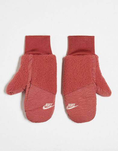 Moufles femme en sherpa - Nike - Modalova