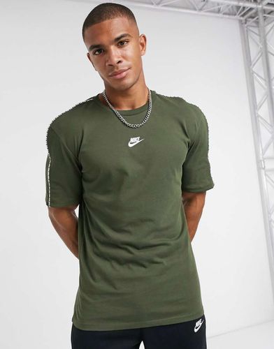 Repeat Pack- T-shirt avec bandes à logo - Kaki - Nike - Modalova