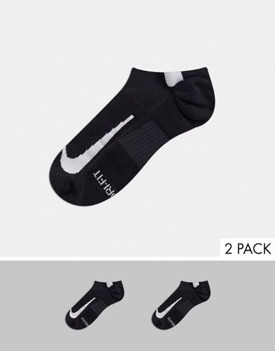 Lot de 2 paires de chaussettes unisexes invisibles - Nike Running - Modalova