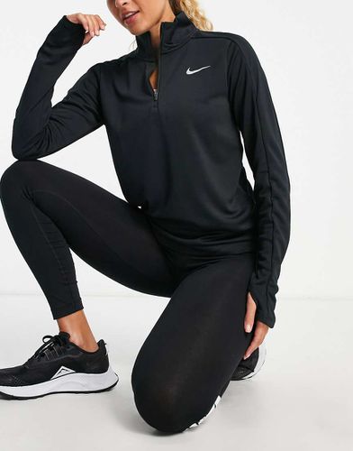 Pacer - Top manches longues en tissu Dri-FIT à col zippé - Nike Running - Modalova