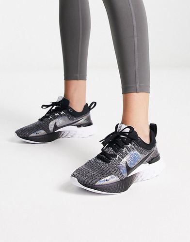 React Infinity Run Flyknit - Baskets - Noir - Nike Running - Modalova