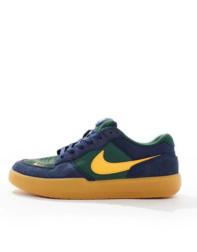 Nike - SB Force 58 - Baskets en daim - et jaune - Nike Sb - Modalova