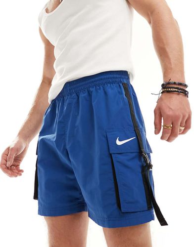 Short de bain 7 pouces style volley cargo avec bande à logo - court - Nike Swimming - Modalova