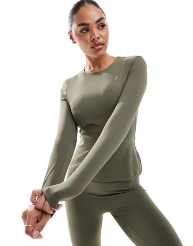 T-shirt  manches longues - Kaki - South Beach - Modalova