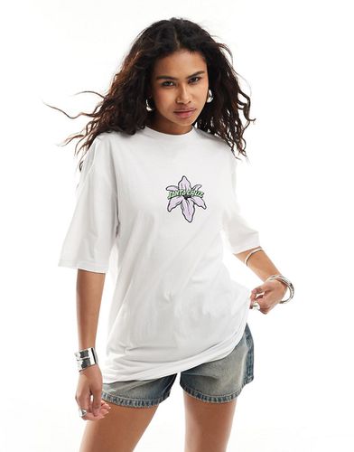 T-shirt oversize à motif fleurs bionique - Santa Cruz - Modalova