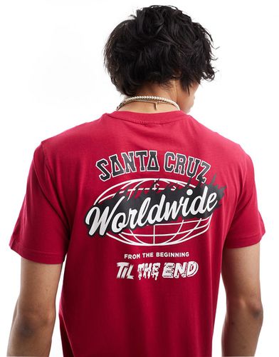 T-shirt à imprimé Worldwide - Santa Cruz - Modalova