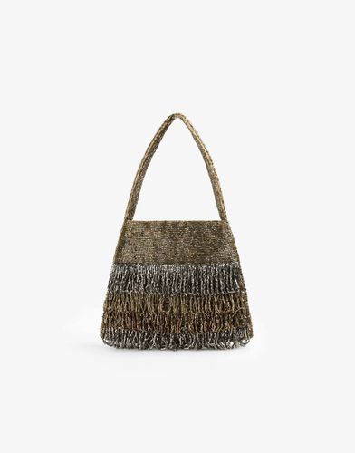 Sac avec franges à perles - Doré/argenté - Scalpers - Modalova