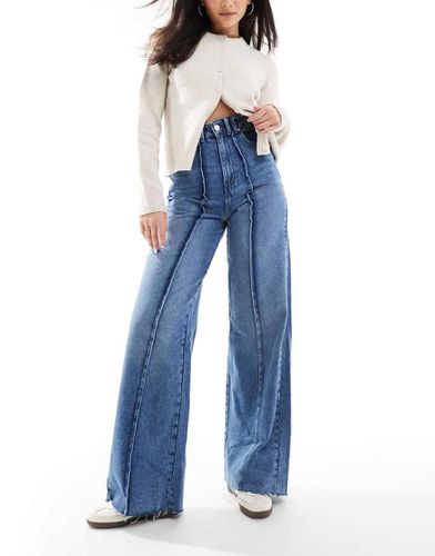 Pantalon en denim à empiècement coloré devant - Scalpers - Modalova