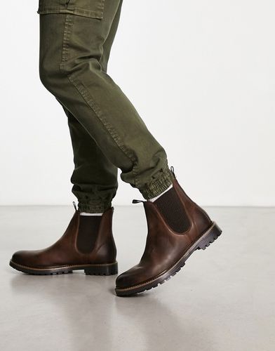 Dylan - Bottines Chelsea décontractées en cuir - Marron - Schuh - Modalova