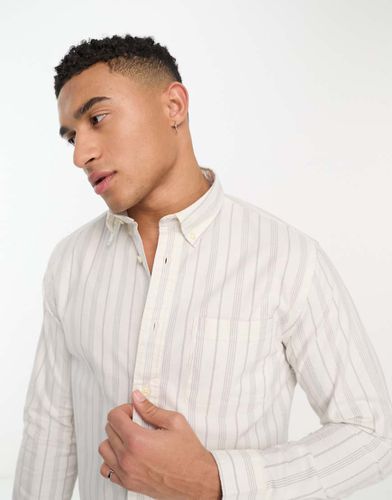 Chemise Oxford à rayures - foncé - Selected Homme - Modalova