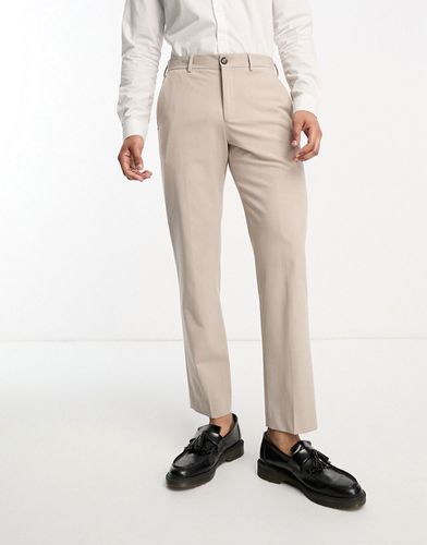 Pantalon de costume coupe ample - Sable - Selected Homme - Modalova