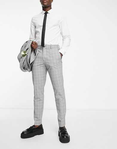 Pantalon de costume slim à carreaux - clair - Selected Homme - Modalova