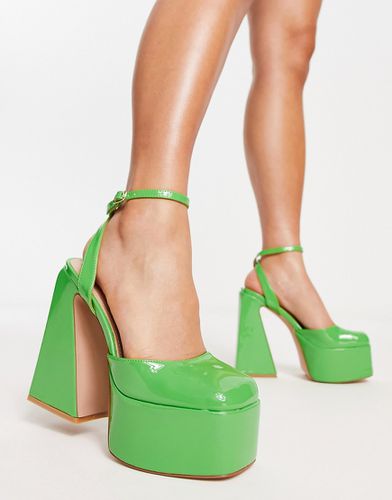 SIMMI London - Adley - Chaussures vernies à talon et semelle plateforme - Simmi Shoes - Modalova