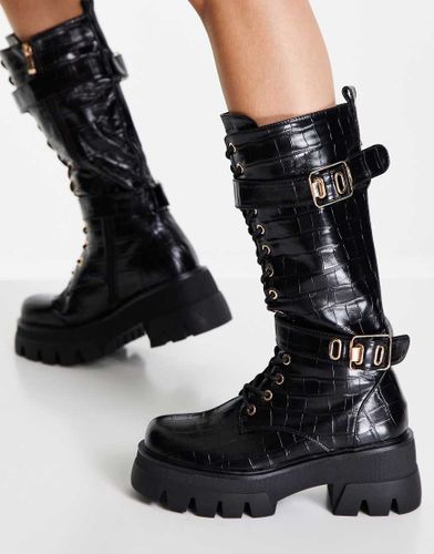 Simmi London - Bottines à lacets avec boucles - Simmi Shoes - Modalova