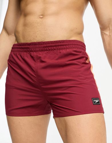 Short de bain 13 pouces style rétro - Bordeaux - Speedo - Modalova