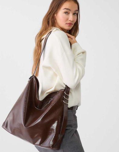 Bob en similicuir - Stradivarius - Modalova
