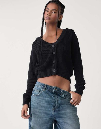 Gilet boutonn en maille - Stradivarius - Modalova