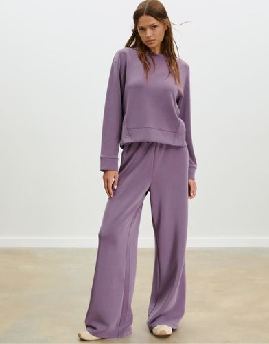 Pantalon palazzo doux - Stradivarius - Modalova