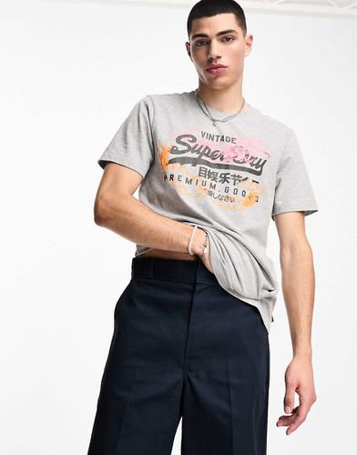 T-shirt avec logo graphique vintage - Superdry - Modalova