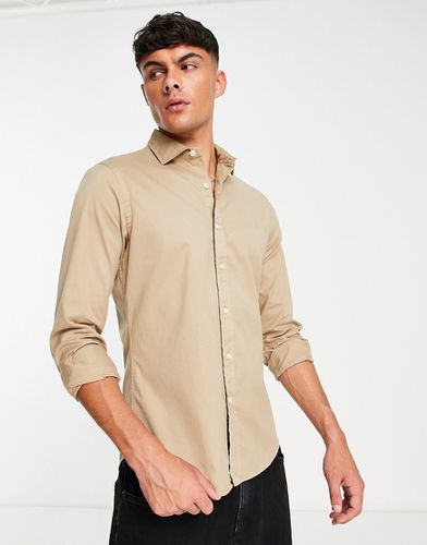 Chemise coupe slim à logo joueur de polo - Fauve - Polo Ralph Lauren - Modalova