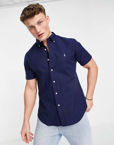 Chemise classique en popeline à manches courtes et logo emblématique - Polo Ralph Lauren - Modalova