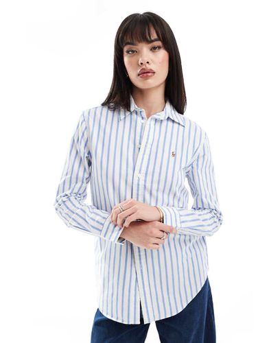 Chemise oxford rayée à logo - Polo Ralph Lauren - Modalova