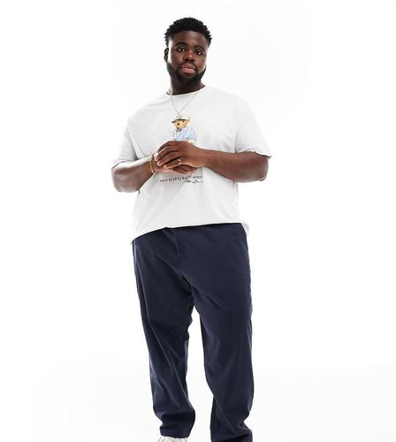 Big & Tall - Pantalon chino classique en sergé à logo emblématique - Polo Ralph Lauren - Modalova