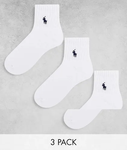 Lot de 3 paires de chaussettes de sport - Polo Ralph Lauren - Modalova