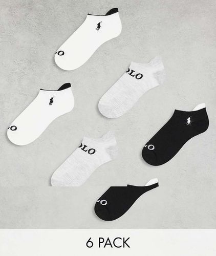 Lot de 6 paires de chaussettes de sport à logo - Polo Ralph Lauren - Modalova