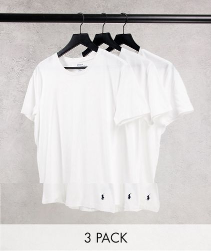 Lot de 3 t-shirts avec logo poney - Polo Ralph Lauren - Modalova