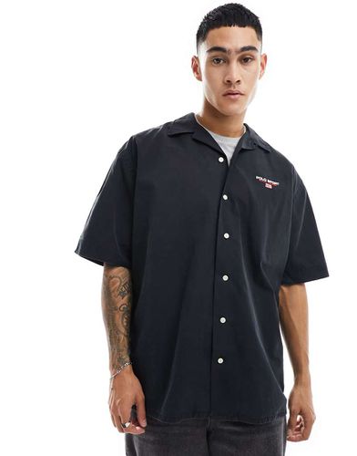 Sport Capsule - Chemise oversize manches courtes avec poche à logo en tissu chino - Polo Ralph Lauren - Modalova