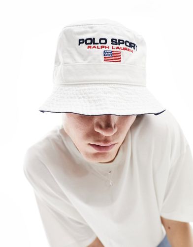 Sport Capsule Loft - Bob en sergé à logo - Polo Ralph Lauren - Modalova