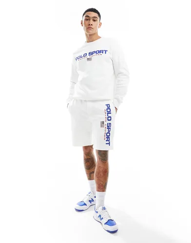 Sport Capsule - Short molletonné avec logo sur la jambe - Polo Ralph Lauren - Modalova