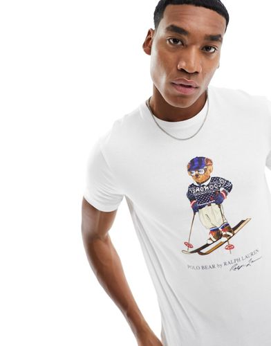 T-shirt à imprimé ours à ski - Polo Ralph Lauren - Modalova