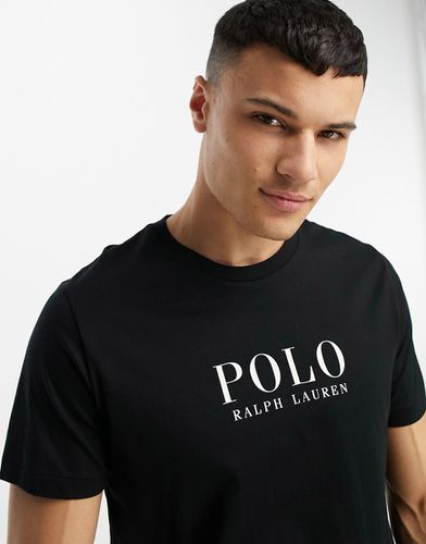 T-shirt confort avec logo texte sur le devant - Noir - Polo Ralph Lauren - Modalova