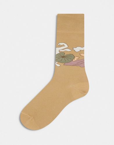 Chaussettes à imprimé Narcisse - Beige - Paul Smith - Modalova